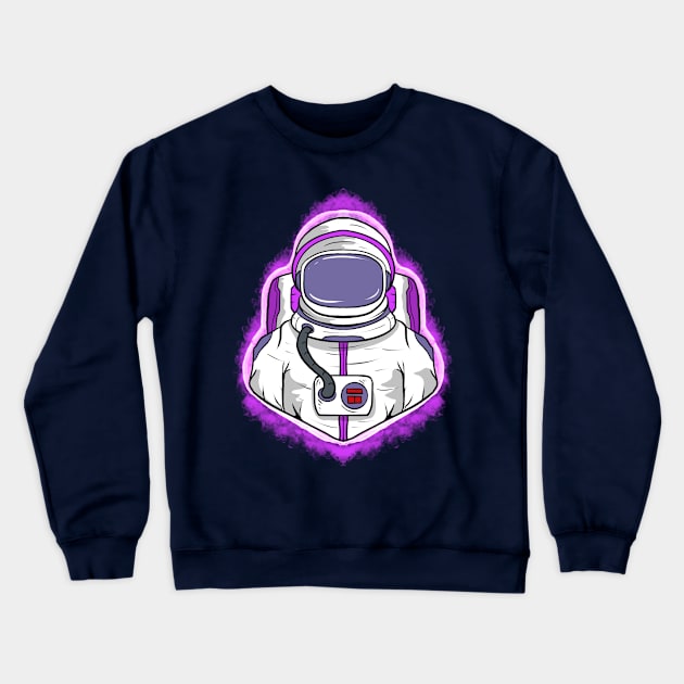 Astronaut series Crewneck Sweatshirt by RyskDesign